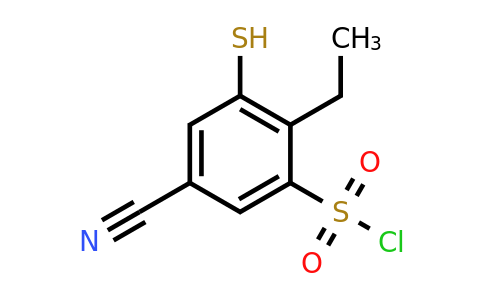 1805629-01-9 | 5-Cyano-2-ethyl-3-mercaptobenzenesulfonyl chloride