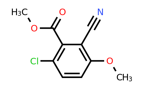 1805631-21-3 | Methyl 6-chloro-2-cyano-3-methoxybenzoate
