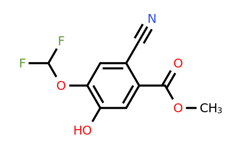 1805640-18-9 | Methyl 2-cyano-4-difluoromethoxy-5-hydroxybenzoate
