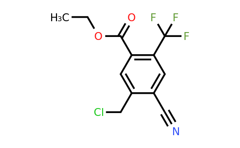 1805655-31-5 | Ethyl 5-chloromethyl-4-cyano-2-(trifluoromethyl)benzoate