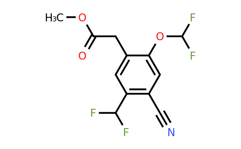 1805663-66-4 | 4-ciano-2-difluorometoxi-5-(difluorometil)fenilacetato de metilo