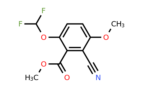 1805665-46-6 | Methyl 2-cyano-6-difluoromethoxy-3-methoxybenzoate