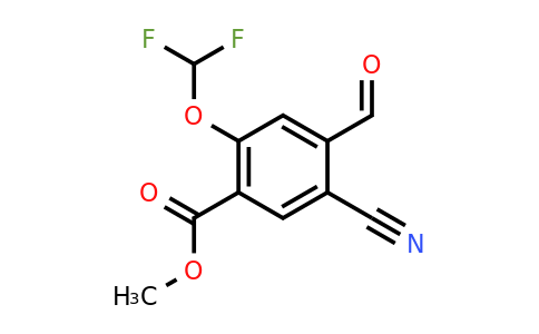 1805665-49-9 | Methyl 5-cyano-2-difluoromethoxy-4-formylbenzoate