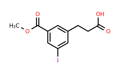 1805672-82-5 | Methyl 3-(2-carboxyethyl)-5-iodobenzoate