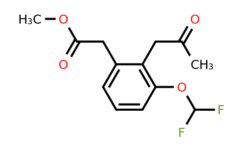 1805676-19-0 | Methyl 3-(difluoromethoxy)-2-(2-oxopropyl)phenylacetate