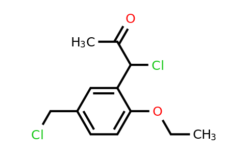 1805679-59-7 | 1-Chloro-1-(5-(chloromethyl)-2-ethoxyphenyl)propan-2-one