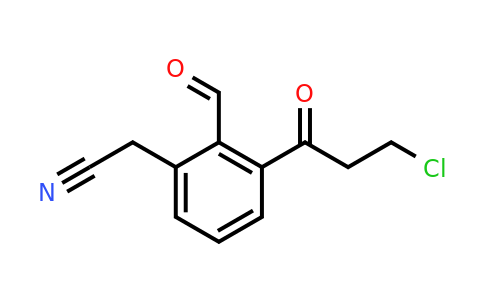 1805705-41-2 | 3-(3-Chloropropanoyl)-2-formylphenylacetonitrile