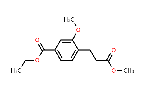 1805717-84-3 | Ethyl 3-methoxy-4-(3-methoxy-3-oxopropyl)benzoate