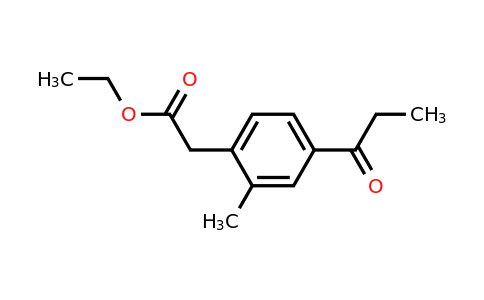 1805752-75-3 | Ethyl 2-methyl-4-propionylphenylacetate