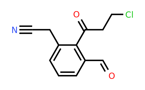 1805759-74-3 | 2-(3-Chloropropanoyl)-3-formylphenylacetonitrile