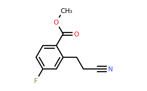 1805759-83-4 | Methyl 2-(2-cyanoethyl)-4-fluorobenzoate