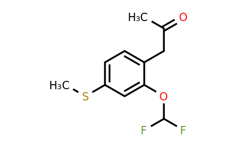 1805760-63-7 | 1-(2-(Difluoromethoxy)-4-(methylthio)phenyl)propan-2-one