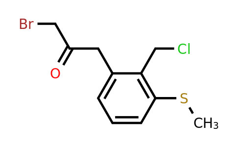1805806-30-7 | 3-Bromo-1-(2-(chloromethyl)-3-(methylthio)phenyl)propan-2-one
