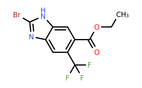 1805838-44-1 | 2-bromo-5-trifluorometil-1H-bencimidazol-6-carboxilato de etilo