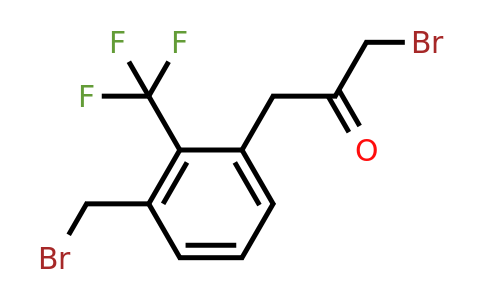1805849-70-0 | 1-Bromo-3-(3-(bromomethyl)-2-(trifluoromethyl)phenyl)propan-2-one