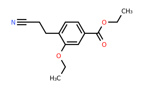 1805850-84-3 | Ethyl 4-(2-cyanoethyl)-3-ethoxybenzoate
