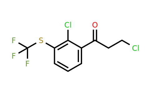 1805857-26-4 | 3-Chloro-1-(2-chloro-3-(trifluoromethylthio)phenyl)propan-1-one