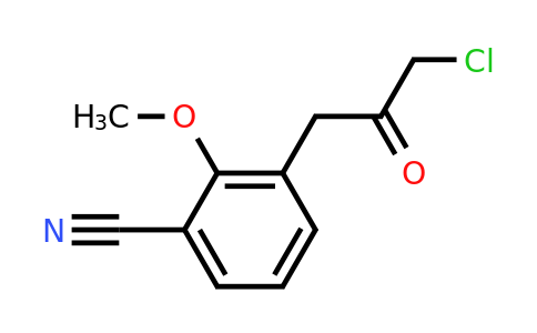 1805866-35-6 | 3-(3-Chloro-2-oxopropyl)-2-methoxybenzonitrile