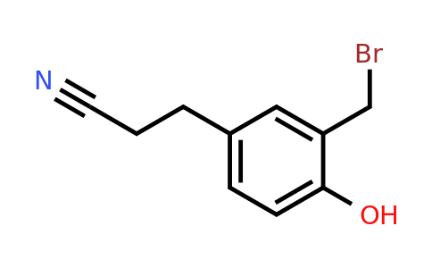 1805871-62-8 | 3-(Bromomethyl)-4-hydroxyphenylpropanenitrile