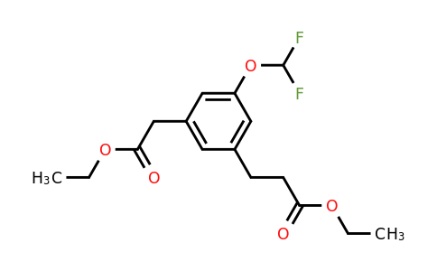 1805889-79-5 | Ethyl 3-(difluoromethoxy)-5-(3-ethoxy-3-oxopropyl)phenylacetate