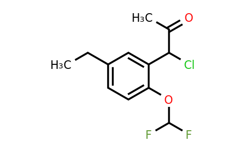 1805892-38-9 | 1-Chloro-1-(2-(difluoromethoxy)-5-ethylphenyl)propan-2-one