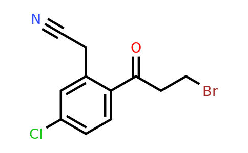 1805900-80-4 | 2-(3-Bromopropanoyl)-5-chlorophenylacetonitrile