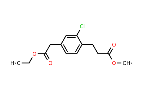 1805904-62-4 | Ethyl 3-chloro-4-(3-methoxy-3-oxopropyl)phenylacetate