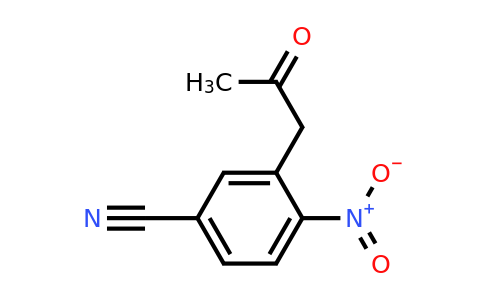 1805906-34-6 | 4-Nitro-3-(2-oxopropyl)benzonitrile