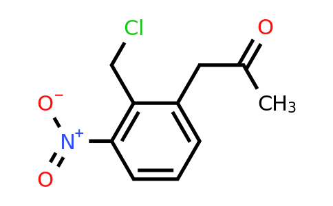 1805915-21-2 | 1-(2-(Chloromethyl)-3-nitrophenyl)propan-2-one