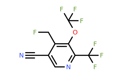 1805927-40-5 | 5-Cyano-4-(fluoromethyl)-3-(trifluoromethoxy)-2-(trifluoromethyl)pyridine