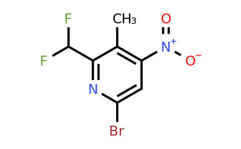 1805928-40-8 | 6-Bromo-2-(difluoromethyl)-3-methyl-4-nitropyridine