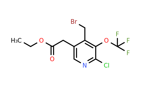1805932-55-1 | Ethyl 4-(bromomethyl)-2-chloro-3-(trifluoromethoxy)pyridine-5-acetate