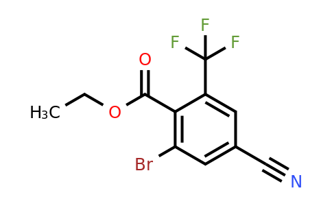 1805937-87-4 | 2-bromo-4-ciano-6-(trifluorometil)benzoato de etilo