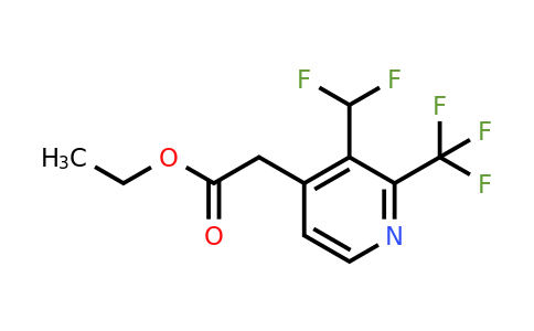 1805951-01-2 | Ethyl 3-(difluoromethyl)-2-(trifluoromethyl)pyridine-4-acetate