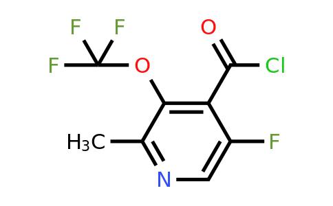 1805957-96-3 | 5-Fluoro-2-methyl-3-(trifluoromethoxy)pyridine-4-carbonyl chloride