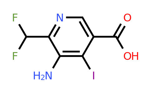 1805961-14-1 | 3-Amino-2-(difluoromethyl)-4-iodopyridine-5-carboxylic acid