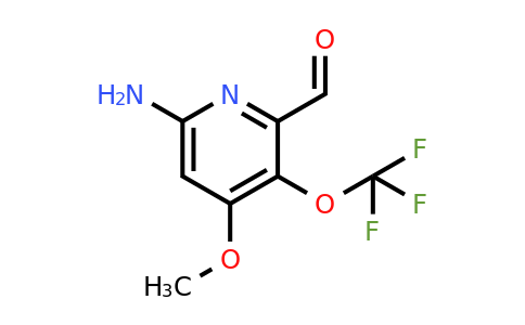 1805966-50-0 | 6-Amino-4-methoxy-3-(trifluoromethoxy)pyridine-2-carboxaldehyde