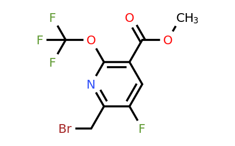 1805968-22-2 | Methyl 2-(bromomethyl)-3-fluoro-6-(trifluoromethoxy)pyridine-5-carboxylate