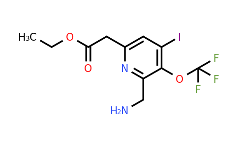 1805968-28-8 | Ethyl 2-(aminomethyl)-4-iodo-3-(trifluoromethoxy)pyridine-6-acetate