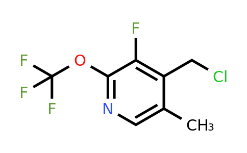 1805977-53-0 | 4-(Chloromethyl)-3-fluoro-5-methyl-2-(trifluoromethoxy)pyridine