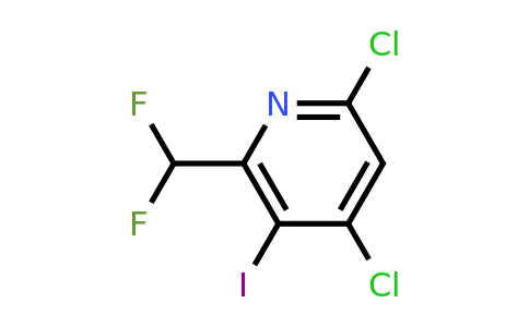 1805990-22-0 | 4,6-Dichloro-2-(difluoromethyl)-3-iodopyridine
