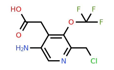 1805991-32-5 | 5-Amino-2-(chloromethyl)-3-(trifluoromethoxy)pyridine-4-acetic acid