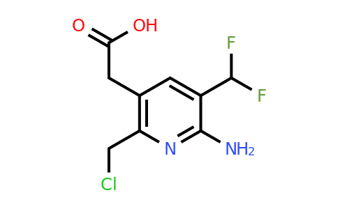 1806016-62-5 | Ácido 2-amino-6-(clorometil)-3-(difluorometil)piridina-5-acético