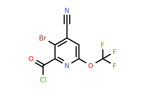 1806027-99-5 | 3-Bromo-4-cyano-6-(trifluoromethoxy)pyridine-2-carbonyl chloride