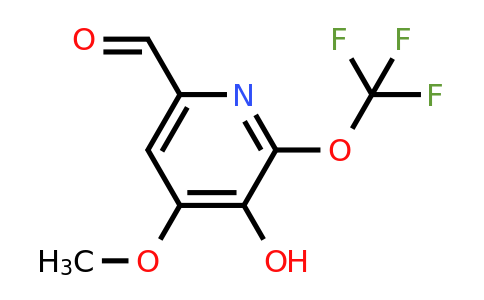 1806046-30-9 | 3-Hydroxy-4-methoxy-2-(trifluoromethoxy)pyridine-6-carboxaldehyde