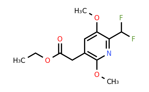 1806054-19-2 | Ethyl 2-(difluoromethyl)-3,6-dimethoxypyridine-5-acetate