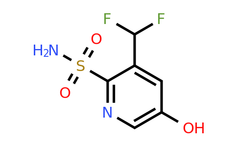 1806059-08-4 | 3-(Difluoromethyl)-5-hydroxypyridine-2-sulfonamide