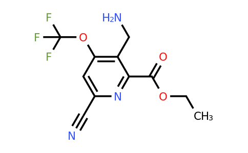 1806062-53-2 | Ethyl 3-(aminomethyl)-6-cyano-4-(trifluoromethoxy)pyridine-2-carboxylate
