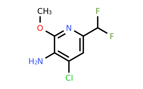 1806070-06-3 | 3-Amino-4-chloro-6-(difluoromethyl)-2-methoxypyridine