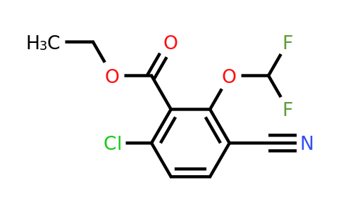 1806072-29-6 | 6-cloro-3-ciano-2-(difluorometoxi)benzoato de etilo